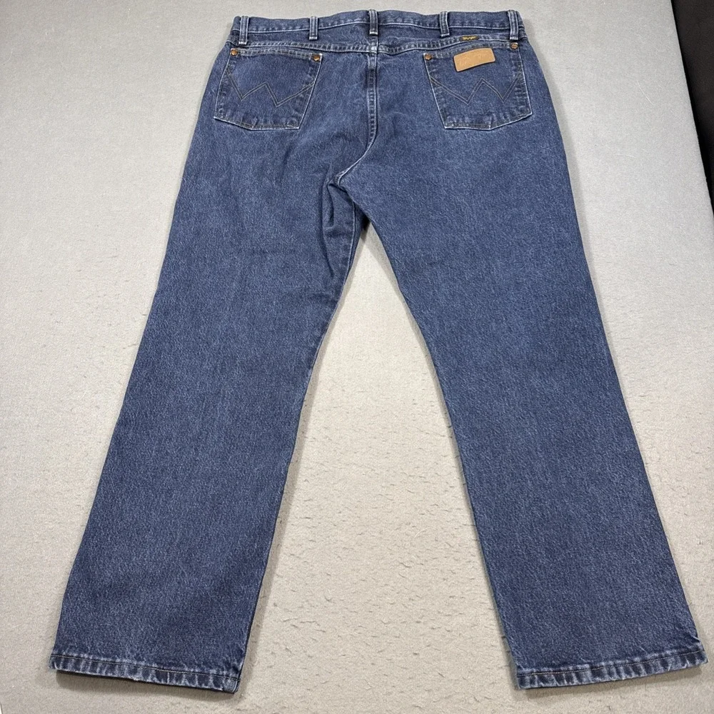 Vintage Wrangler MEN 40X30 Dark Wash Cowboy Cut Original  Denim Jeans 13MWZDD